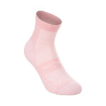 V&ecirc;tements Odlo Odlo Performance Run Quarter  Chaussettes de running Unisex-pink