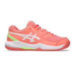Chaussures de padel ASICS ASICS GEL-DEDICATE 8 PADEL GS Chaussures padel Enfants-corail, blanc