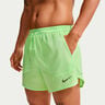 Stride 5in Short de running Hommes - vert clair, argent