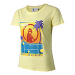 V&ecirc;tements Quiet Please Quiet Please Happy Slam T-shirt Femmes-Jaune,Multicouleur
