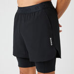 V&ecirc;tements de tennis Bj&ouml;rn Borg Bj&ouml;rn Borg Borg 2 In 1 Shorts Hommes - noir