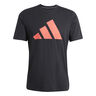 Essentials Feel Ready Logo T-shirt Hommes - noir, corail