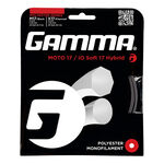 Gamma Gamma Moto IO Soft Hybrid Cordage En Garniture-Noir,Gris Fonc&eacute;