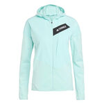 Vêtements adidas adidas Terrex TRK ClimaWarm Fleece Veste Running Femmes-Turquoise