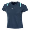 Court Dri-Fit Advantage T-shirt Femmes - bleu foncé, turquoise