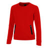 Crew Sweatshirt Sweat-shirt Femmes-Rouge