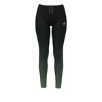 Vêtements Odlo Odlo Print Collant Tight Femmes-Noir,Vert