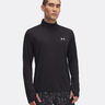 Launch Quarter-Zip Haut Manches Longues Hommes-Noir
