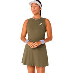 V&ecirc;tements de tennis ASICS ASICS Game  Robe Femmes-vert olive