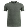 Essential Seamless Maillot de course Hommes-vert olive