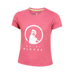 Vêtements Quiet Please Quiet Please Baseline Logo T-shirt Filles-Pink