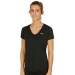 Vêtements Under Armour Under Armour Tech Solid T-shirt Femmes-Noir,Argent