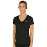 Tech Solid T-shirt Femmes-Noir,Argent
