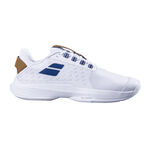 Chaussures de tennis Babolat Babolat Jet Tere 2 Chaussures Toutes Surfaces Hommes-Blanc,Bronze