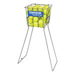 Accessoires pour entraîneurs Gamma Gamma Ballhopper Risette 50 Panier À Balles-Argent