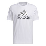 V&ecirc;tements adidas adidas Power Logo Foil T-shirt Hommes - blanc, gris