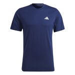 Vêtements adidas adidas Train Feelready Training T-shirt Hommes - bleu foncé, 