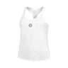 Crew Débardeur Tank Top Filles-Blanc