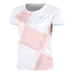Vêtements Lotto Lotto Tech IV D1 T-shirt Femmes-Rosé, Blanc