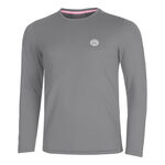 V&ecirc;tements BIDI BADU BIDI BADU Crew Roundneck Haut Manches Longues Hommes-Gris