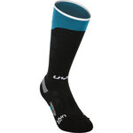 Vêtements UYN UYN Compression One Chaussettes De Running Femmes-Noir,Turquoise