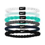 V&ecirc;tements Nike Nike Flex Hair Tie Bandeau Pack de 6 Unisex - multicouleur, blanc