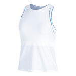 V&ecirc;tements Lucky in Love Lucky in Love Shibori Stripe D&eacute;bardeur Tank Top Femmes-Blanc