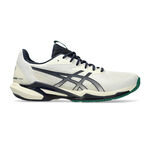 Chaussures de tennis ASICS ASICS Solution Speed FF 3 Chaussures Toutes Surfaces Hommes-Cr&egrave;me,Bleu Fonc&eacute;