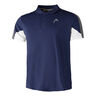 Club 22 Tech Polo Hommes-Bleu Fonc&eacute;,Blanc