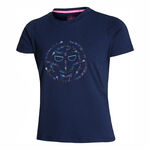 Vêtements BIDI BADU BIDI BADU Heshima Lifestyle Tee T-shirt Femmes - bleu foncé, multicouleur