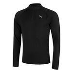 V&ecirc;tements Puma Puma Velocity Cloudspun 1/4 Zip Maillot De Course Hommes-Noir