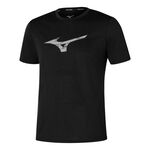 Vêtements Mizuno Mizuno Core RB Maillot De Course Hommes-Noir