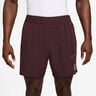 Court Dri-FIT Advantage 6in Shorts Hommes - rouge foncé, blanc