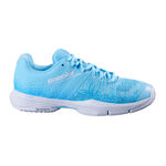 Chaussures de padel Babolat Babolat Sensa Women Chaussures Padel Femmes-Bleu Clair,Rouge
