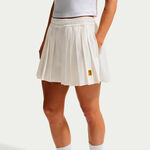 V&ecirc;tements de tennis Nike Nike Court Dri-Fit High Rise  Shorts Femmes-cr&egrave;me