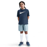 V&ecirc;tements Nike Nike Dri-FIT Multi T-shirt Enfants - bleu fonc&eacute;, blanc