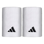V&ecirc;tements adidas adidas Poignet Pack de 2 unit&eacute;s Unisex - blanc, noir