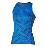 V&ecirc;tements Mizuno Mizuno Mugen Printed D&eacute;bardeur Tank Top Femmes-Bleu