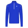 Zac Tech Half Zip Haut Manches Longues Hommes-Bleu,Blanc