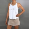 Cercle D&eacute;bardeur tank top Femmes-blanc, beige