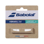 Accessoires raquettes Babolat Babolat Vibrakill Antivibrateur Pack 1 Unit&eacute;-Blanc
