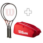 Lot de raquettes Wilson Wilson Clash 100 V3.0 Raquette De Compétition