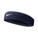 V&ecirc;tements Nike Nike Swoosh Classic Bandeau Unisex - bleu fonc&eacute;, blanc