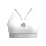V&ecirc;tements BIDI BADU BIDI BADU Crew Low Support Strappy Soutien-gorge Sport Femmes-Blanc