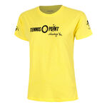 V&ecirc;tements Tennis-Point Tennis-Point Team Yellow T-shirt Femmes-Jaune,Noir