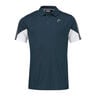 Club Tech 22 Polo Hommes - bleu petrol, blanc