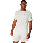 V&ecirc;tements ASICS ASICS Icon Maillot de course Hommes-beige, vert