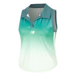 Vêtements New Balance Printed Collared Tournament Tank