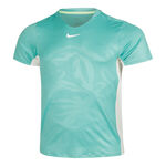 Vêtements Nike Nike Dri-Fit Court Printed T-shirt Hommes - turquoise, blanc