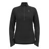 Zeroweight Ceramiwarm Reflective Mid Layer Half-Zip Top De Course Femmes-Noir